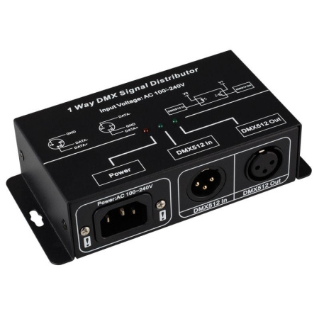 Усилитель DMX-сигнала LN-DMX-1CH (220В) (IP20 металл)  016921