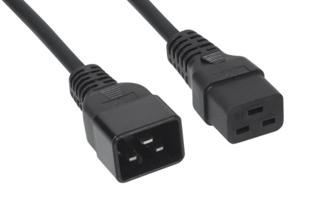 Кабель питания IEC 320 C19-IEC 320 C20 (3х1.5) PC-IEC19-IEC20-5M 16А прямая вилка 5м  9556c