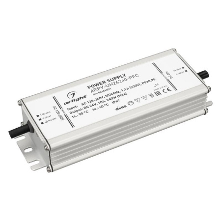 Блок питания ARPV-UH24240-PFC 24В 10.0А 240Вт IP67 металл  023640(1)