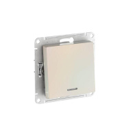 Выключатель 1-кл. AtlasDesign (сх. 1а) 10AX с подсветкой быстрозажим. клем. механизм жемчуж. SE ATN000413S
