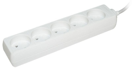 Удлинитель 5х5м без заземл. 10А IP20 У5 2P 250В ПВС 2х0.75  WYP10-06-05-05-N