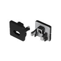 Заглушка SL-MINI-10 BLACK с отверстием пластик (комплект)  049415 Заглушка SL-MINI-10 BLACK с отверстием пластик (комплект)  049415