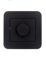 Светорегулятор повор-нажим. СП ASTI для LED ламп в сборе черн.бархат  7081-4242-163