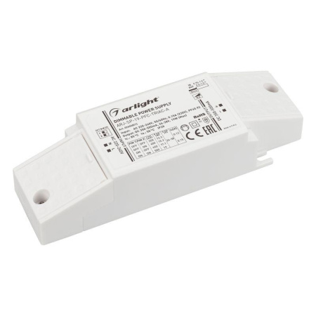 Блок питания ARJ-SP-19-PFC-TRIAC-INS 19Вт 26-38В 0.35-0.5А IP20 пластик  026048(1)
