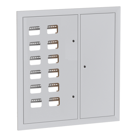 Щит этажный 12кв. 2х-дверный (1000х950х150) PROxima  mb29-v-12-2