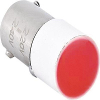 Лампа BA9s для NP2 красн. светодиод. матрица AC/DC 220В  576739