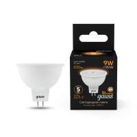 Лампа светодиодная Black 9Вт MR16 софит 3000К тепл. бел. GU5.3 830лм  101505109