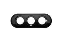 Рамка 3-м ретро пластик. черн.  BF1-630-23