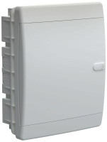 Корпус пластиковый ЩРВ-П-18 IP41 бел. дверь UNION Compact  UIC-KP13-V-18-41-K01