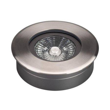 Светильник светодиодный ART-GROUND-SLIM-R130-9W Warm3000 (SL 30 deg 24В) IP67 металл  038165