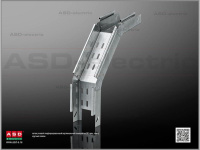 Угол для лотка перф. верт. 90град. вниз. 100х100 0.7мм ЛУНПзоц оцинк. облегчен.  EI-21.06.21.063