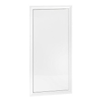 Люк ревизионный 200х400 пластик с нажимным замком Basic  lpnz-200x400