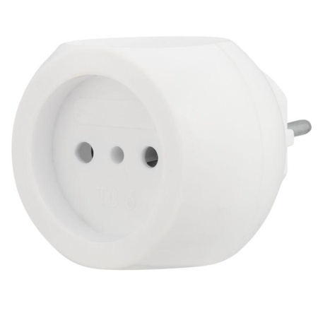 Разветвитель 3-м 6А IP20 Шар 220В бел.  11-1063