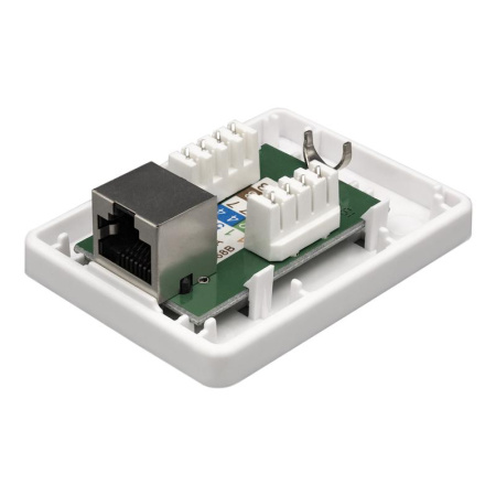 Розетка компьютерная 8P8C (RJ-45) FTP кат.6 1 порт  10-0352