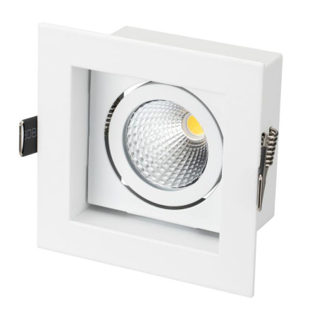 Светильник светодиодный CL-KARDAN-S102x102-9W Warm WH 38 deg IP20 металл  024137