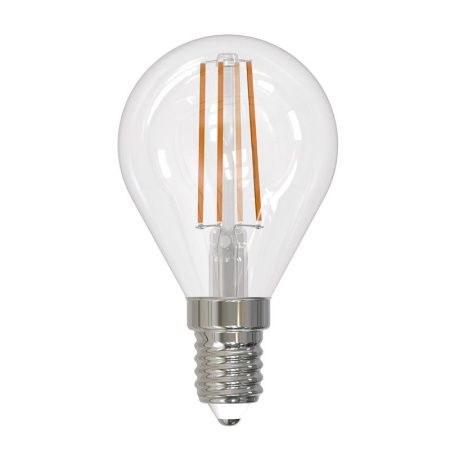 Лампа светодиодная LED-G45-9W/3000K/E14/CL PLS02WH Sky прозр. картон  UL-00005172