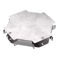 Ответвитель для лотка Х-образ. 150х50 с крышкой Стандарт  PR16.0459