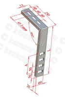 Стойка потолочная СКП800-УТ1.5  467 060800 14 Стойка потолочная СКП800-УТ1.5  467 060800 14