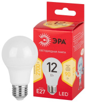 Лампа светодиодная RED LINE LED A60-12W-827-E27 R 12Вт A60 груша 2700К тепл. бел. E27  Б0050197