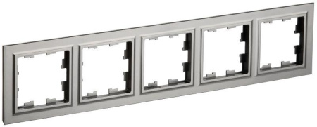 Рамка 5-м BRITE РУ-5-БрС сталь  BR-M52-K46