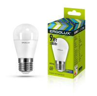 Лампа светодиодная LED-G45-9W-E27-6К Шар 9Вт E27 6500К 172-265В  13178