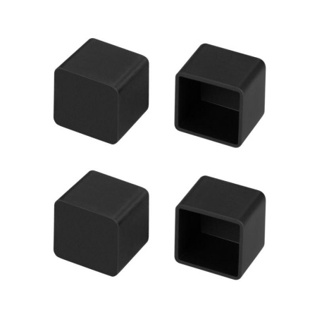 Заглушка WPH-FLEX-1616 BLACK глухая пластик (комплект)  045875