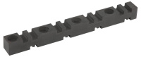 Изолятор шинный плоский NO-224-166 ИШП 4P (для шин 5/10мм) длина 303мм  Б0065692
