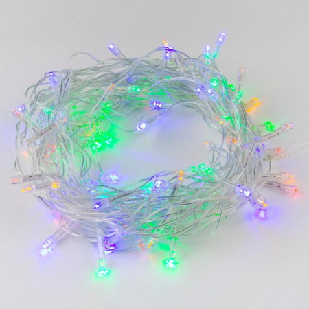 Гирлянда LED ULD-S1000-090/STA MULTI IP20 10м 90 диодов разноцвет. свет провод прозр.  UL-00007179