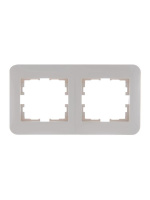 Рамка 2-м Karina Life горизонт. крем.  708-0300-147