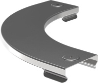 Крышка угла плавного 90град. тип Г01 ESCA 50мм  CPG01D-0-90-050-08