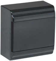 Корпус модульный пластиковый ЩРН-П-6 IP41 навесной PRIME черн.  MKP13-N-01-06-41-K02