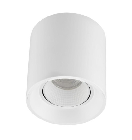 Светильник накладной IP20 10Вт GU5.3 LED бел./бел. пластик  DK3090-WH