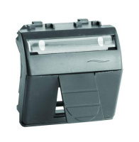 Адаптер BRAVA для инф. разъемов Keystone черн.  77613N