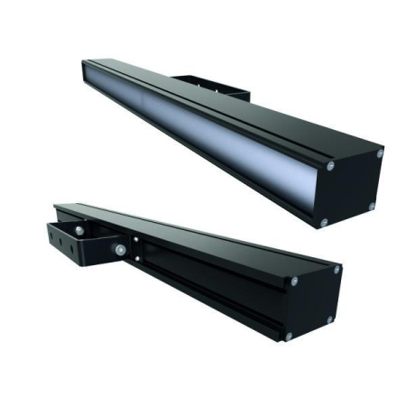 Светильник светодиодный LAD LED LINE-O-25B 25Вт 5000К IP66 3030лм 230В опал. рассеив. черн.  LADLEDLO25B
