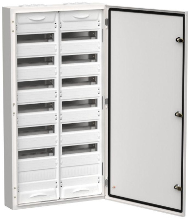 Корпус металлический ЩРн-168 (2х84) 1085х570х140 IP54 бел. (одна дверь) TITAN 5  TI5-50-N-2X084-54