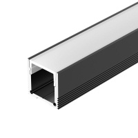 Профиль SL-SLIM20-H20-2000 BLACK алюм. L2000  047632