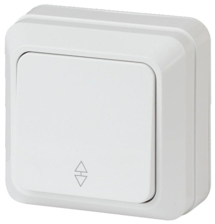 Переключатель 1-кл. ОП Quadro 10А IP20 2-103-01 250В бел.  Б0053749