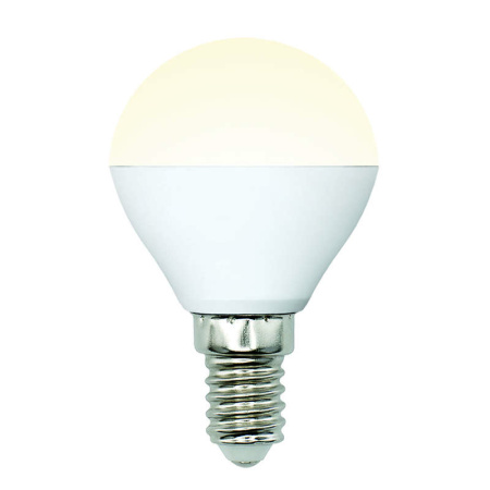 Лампа светодиодная LED-G45-6W/WW/E14/FR/MB PLM11WH Multibright 6Вт шар матовая 3000К тепл. бел. E14 100-50-10 (упак. картон)  UL-00002375