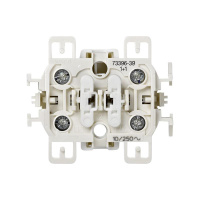 Выключатель для жалюзи кнопочный 2-кл.  73 Loft 10А 250В механизм  73396-39