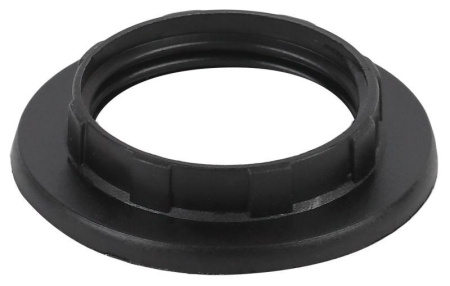 Кольцо для патрона E14 пластик черн. ACS KLC-E14-PLA-BL-IND ЭРА Б0043678