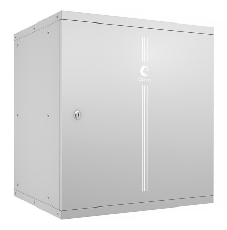 Шкаф телекоммуникационный настенный разборный LIGHT WSC-05D-12U55/45m 19дюйм 12U дверь метал. сер.  10181c