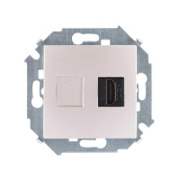 Розетка аудио/видео HDMI СП  15 механизм шампань  1591407-034