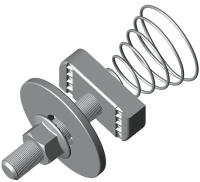Комплект соединительный 8х60 для STRUT-профиля с конусной пружиной TDZ  ksst8x60-TDZ