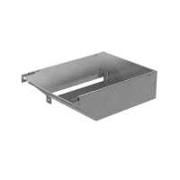 Угол для лотка вертикальный внешний левый с разворотом трассы на 90град. 400х50 сталь 1мм "ПЛЮС" VLPDplus90-50-400-L HD КМ PL3790