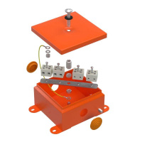 Коробка огнестойкая Е15-Е120 110х110х65 метал.  70-0360-FR6.0-8 Коробка огнестойкая Е15-Е120 110х110х65 метал.  70-0360-FR6.0-8