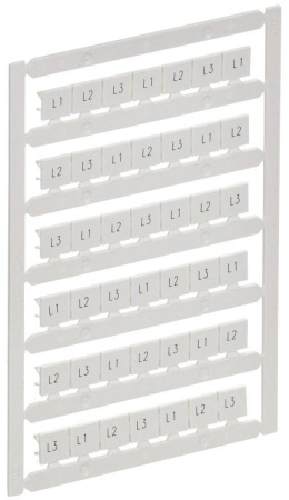 Маркер для CTS 10кв.мм "L1; L2; L3" ARMAFIX  AF-CT10D-M-010-22