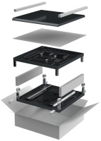 Комплект основание и крыша 800х1000мм для шкафа 28-47U черн. LINEA N  LN05-XXX81-Y