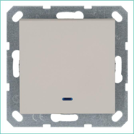 Выключатель 1-кл. 10А IP20 с подсветкой механизм тауп  G3011NT