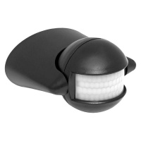 Датчик движения (ИК) MS-39b настен. 1200Вт 180гр. до 12м IP44 черн. PROxima  dd-ms-39b