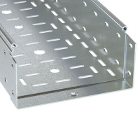Лоток листовой перфорированный 150х100 L3000 сталь 1.5мм цинк-ламель  3534215ZL
